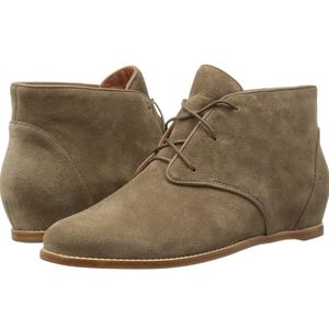Rebecca Minkoff Loran Suede Wedge Lace up Bootie